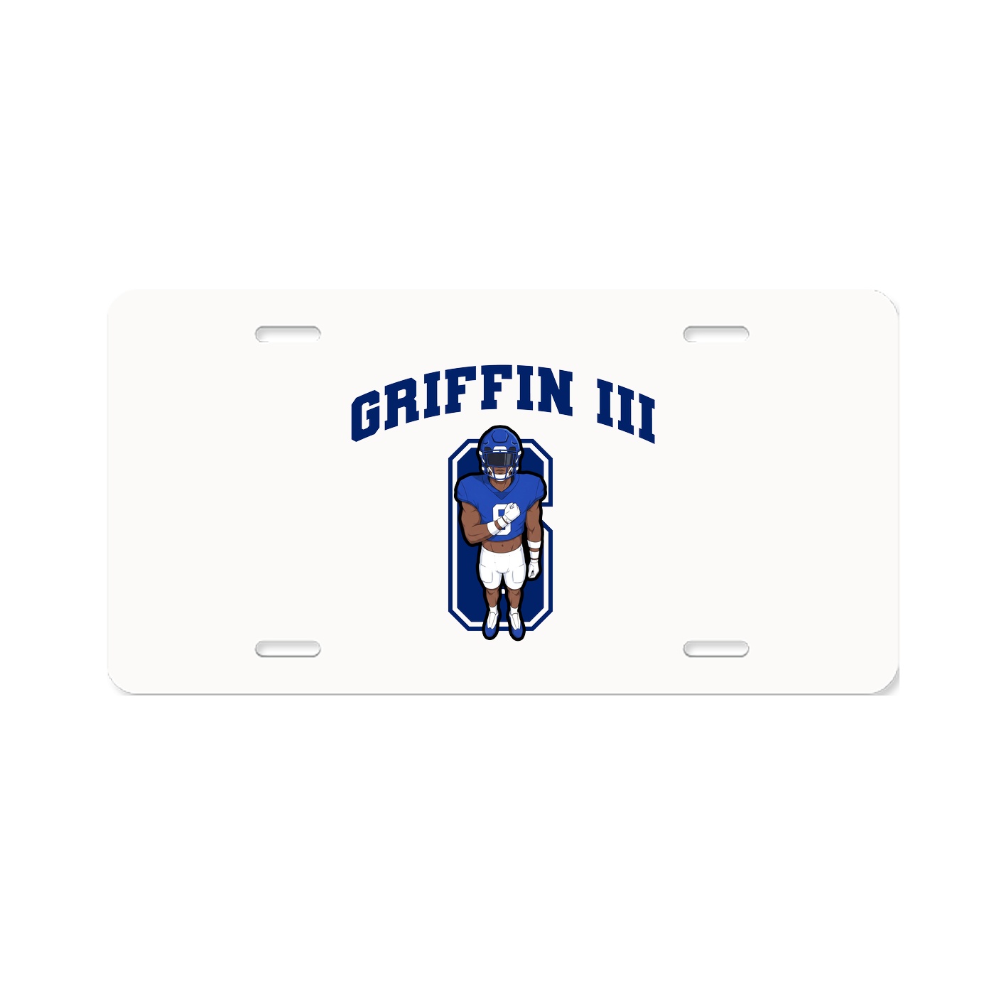 License Plate — Number in Classic