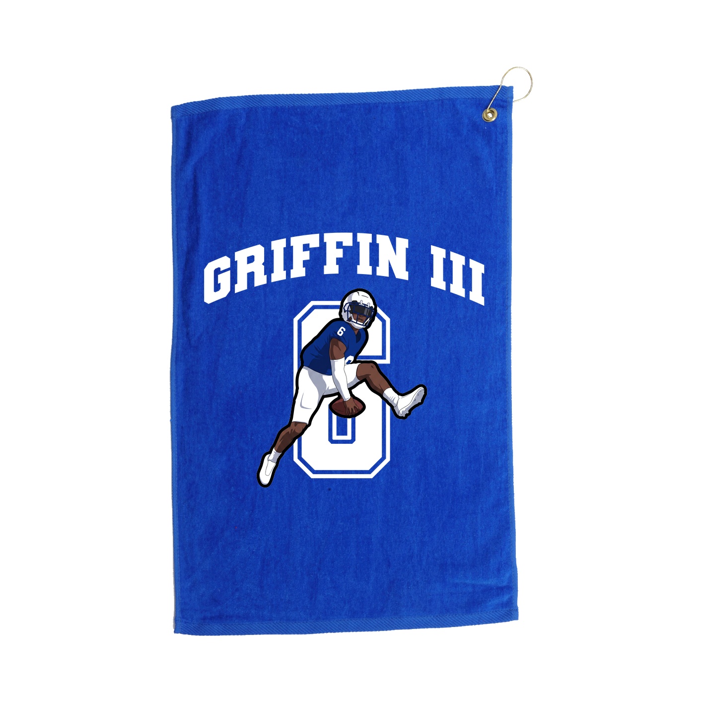 Golf Towel — Number in Royal