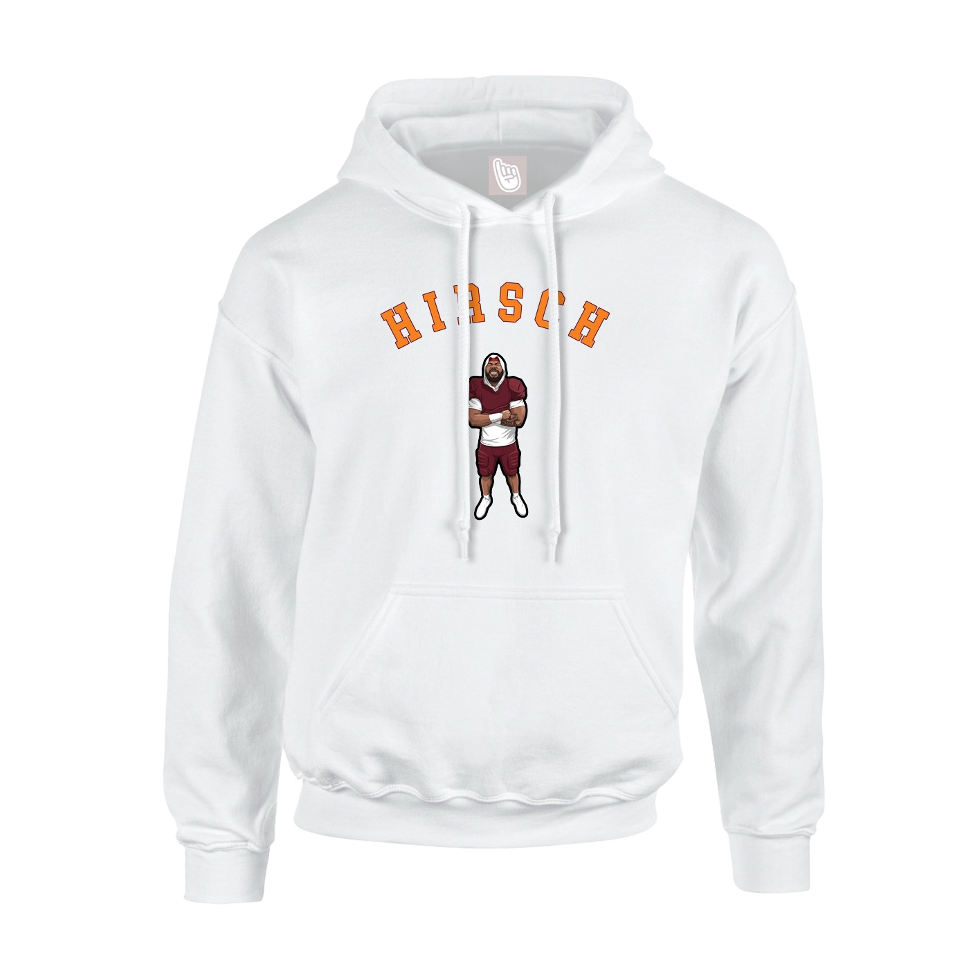 Youth Hoodie — Shirsey Arch in White