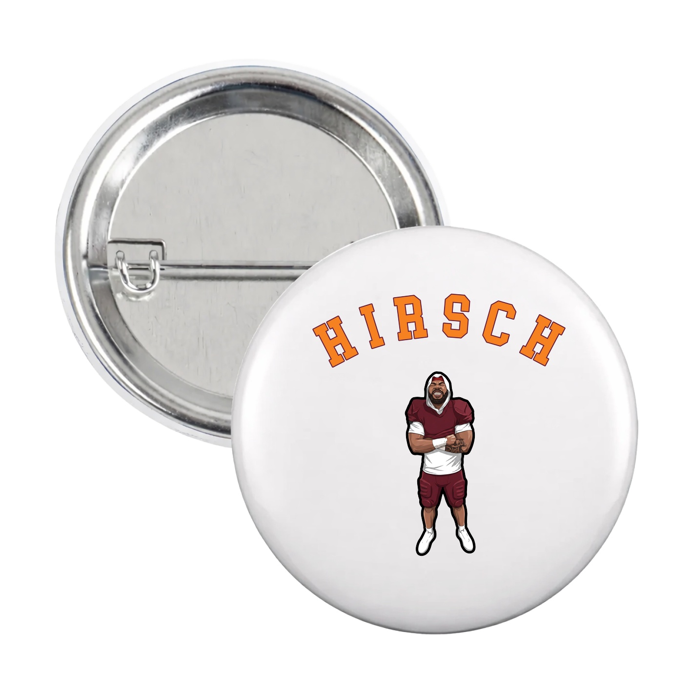 Game Day Button — Shirsey Arch in White