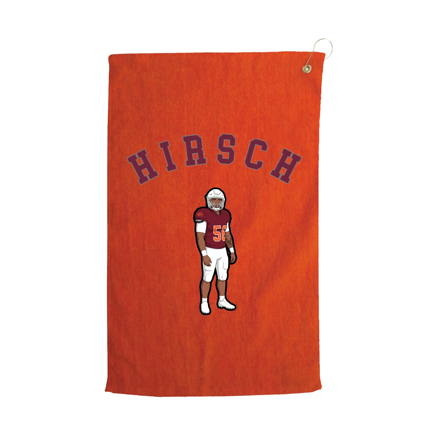 Golf Towel — Shirsey Arch in Orange