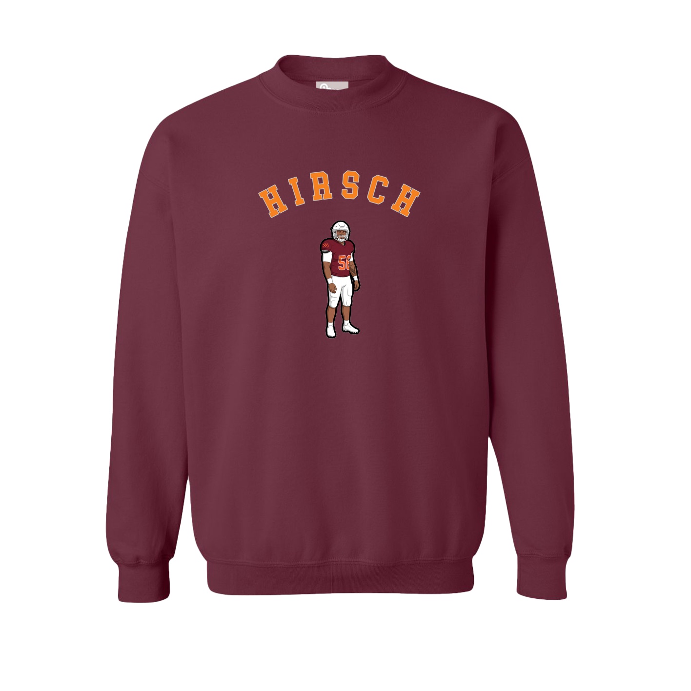 Fleece Crew — Shirsey Arch in Maroon