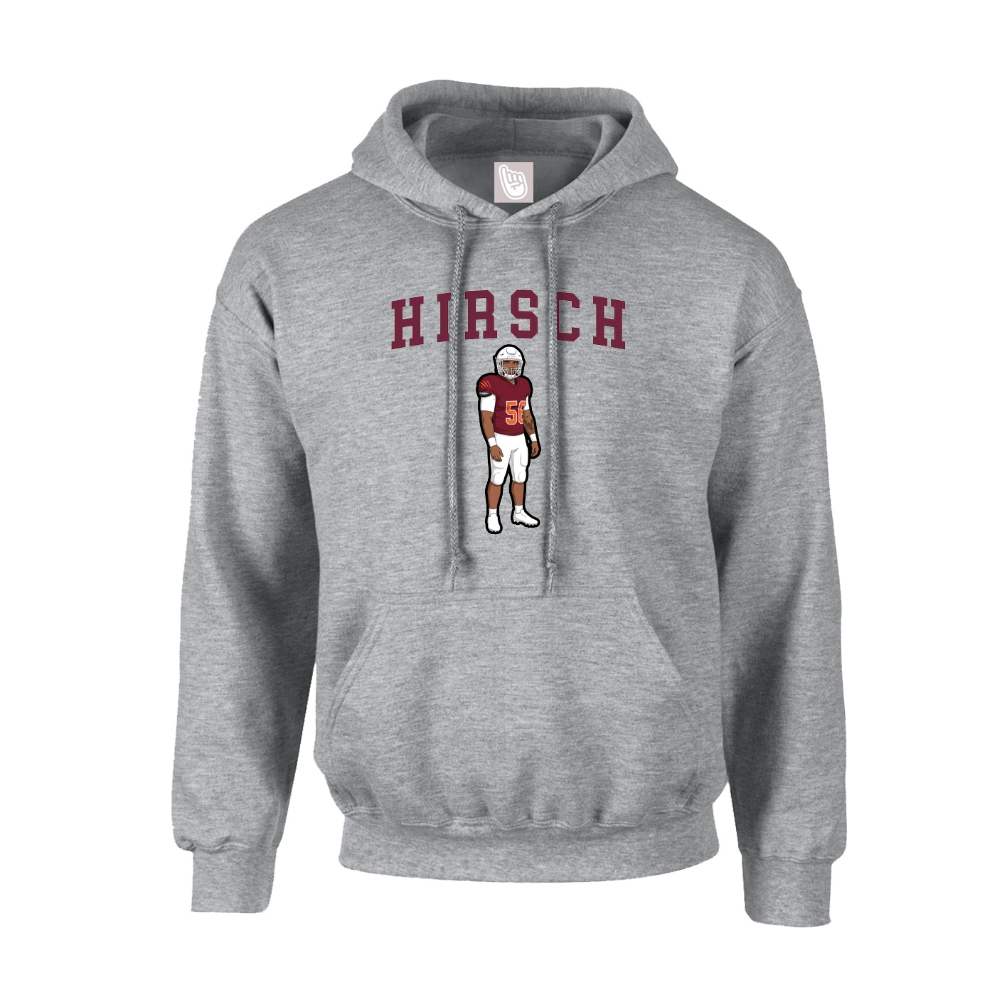 Hoodie — Shirsey in Grey