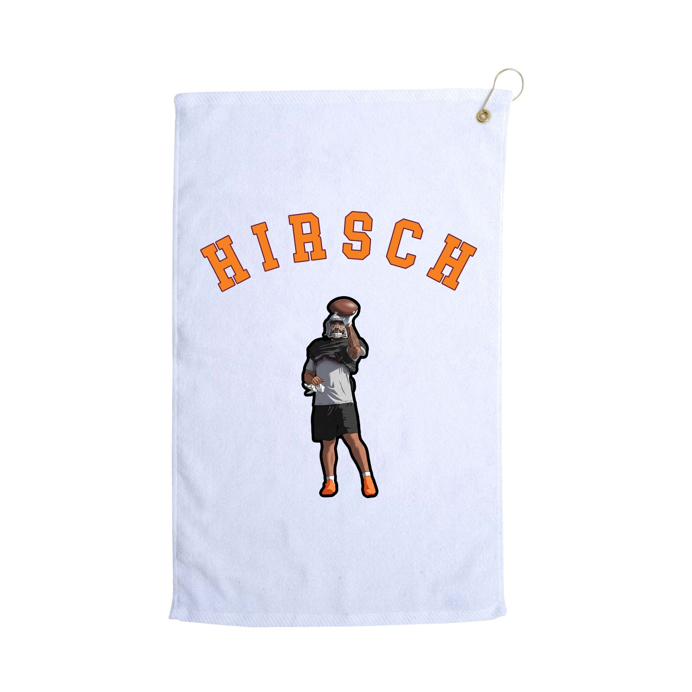 Golf Towel — Shirsey Arch in White