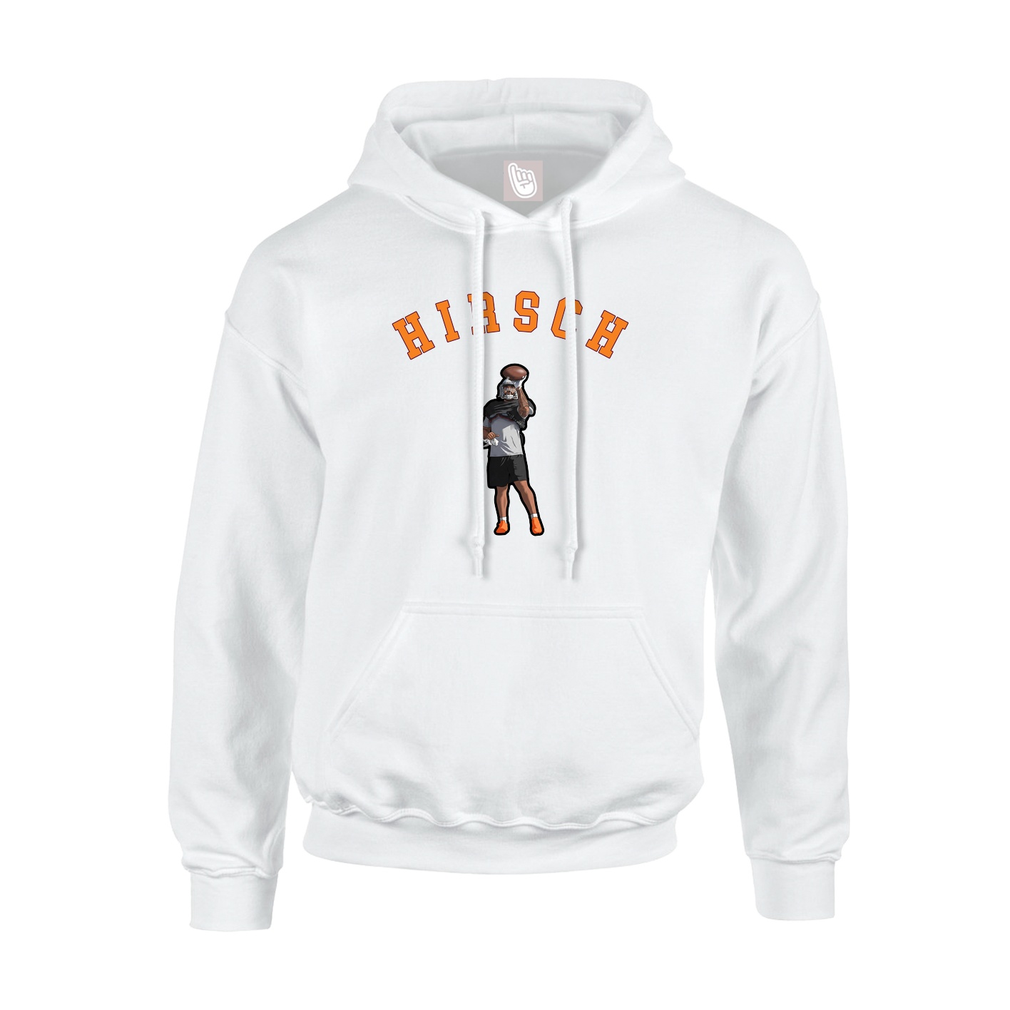 Hoodie — Shirsey Arch in White