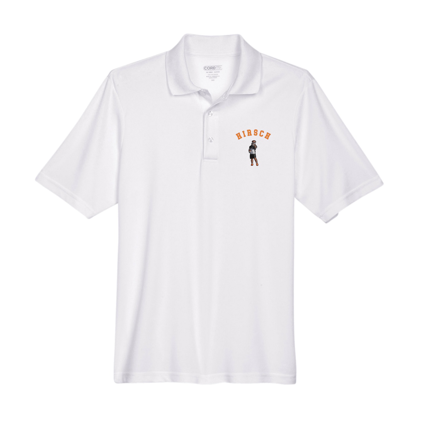 Performance Polo — Shirsey Arch in White