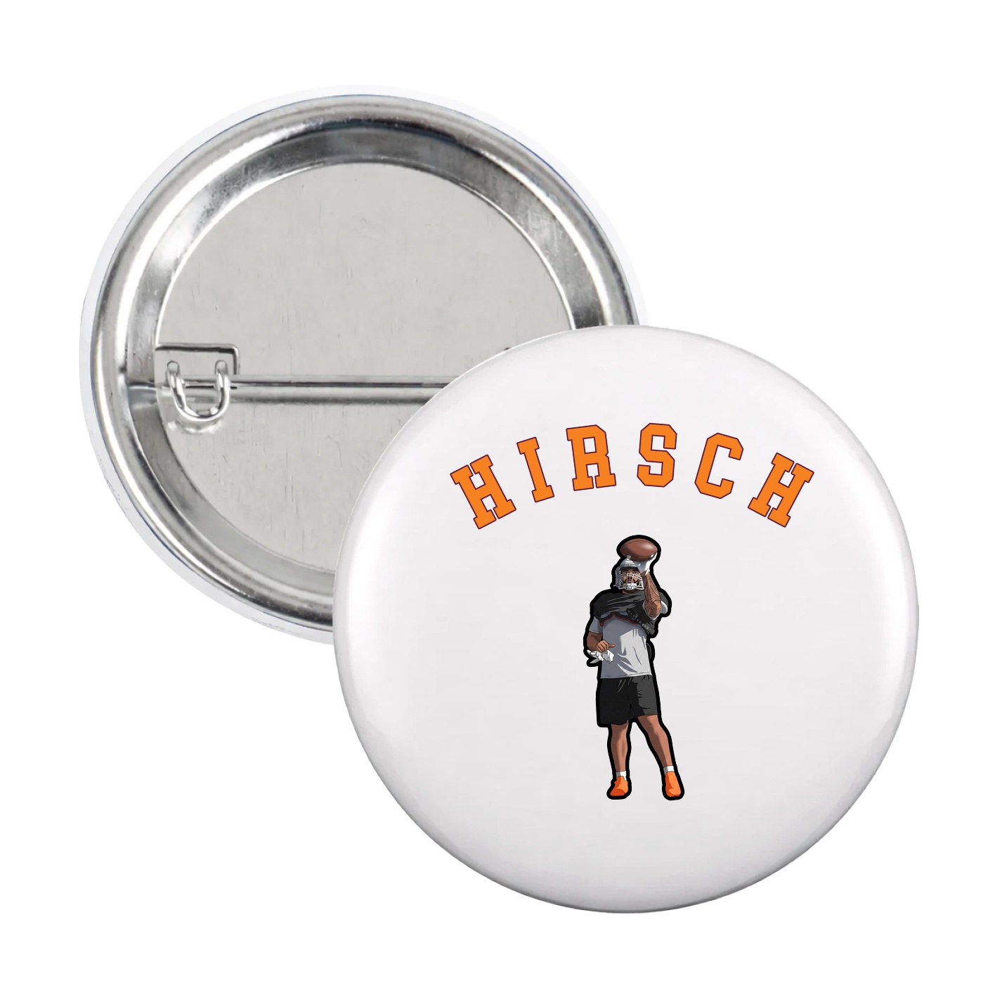 Game Day Button — Shirsey Arch in White