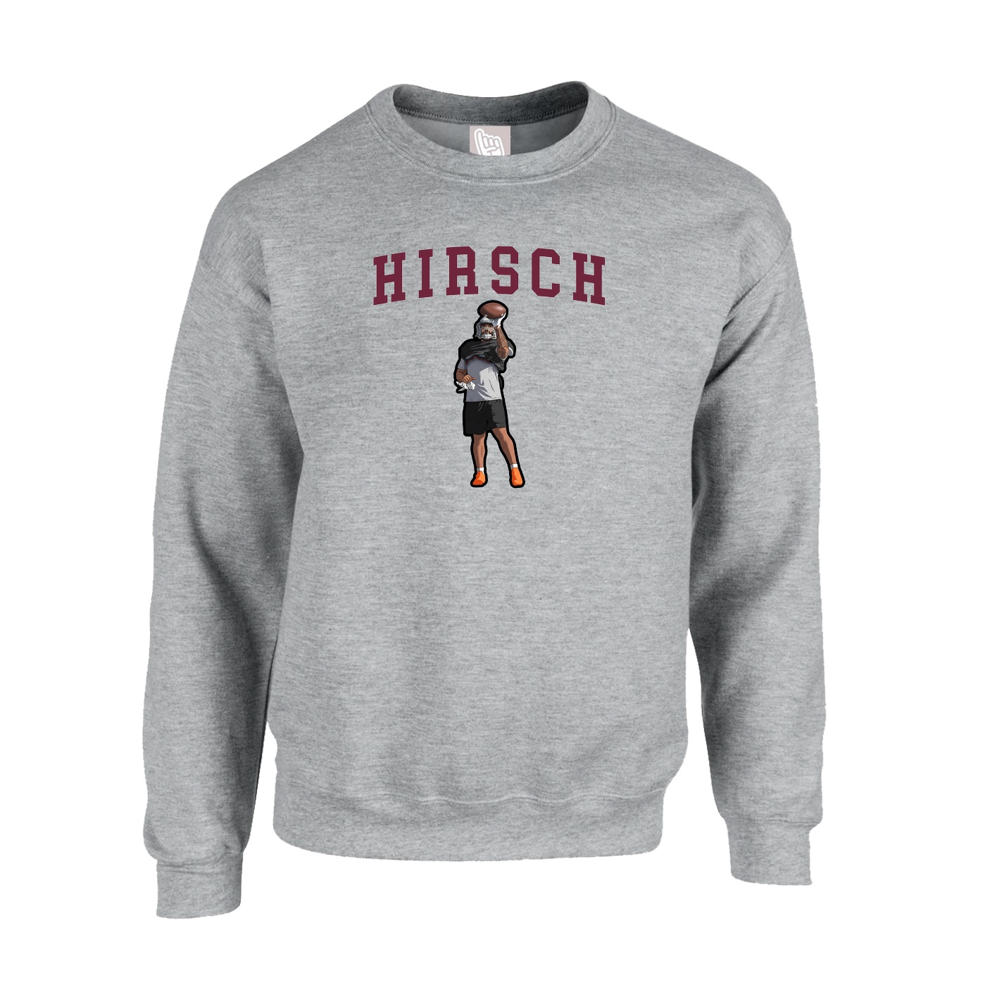 Fleece Crew — Shirsey in Grey