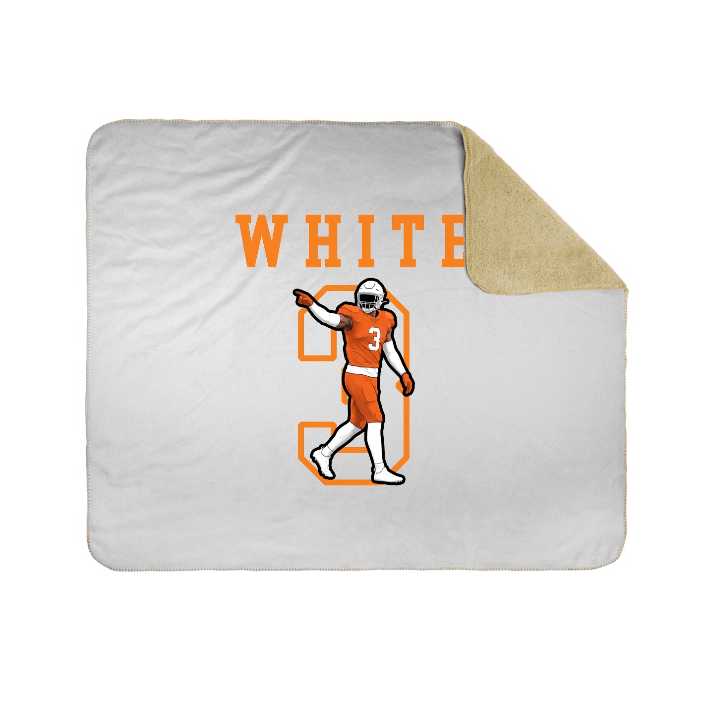 Throw Blanket — Shirsey in White