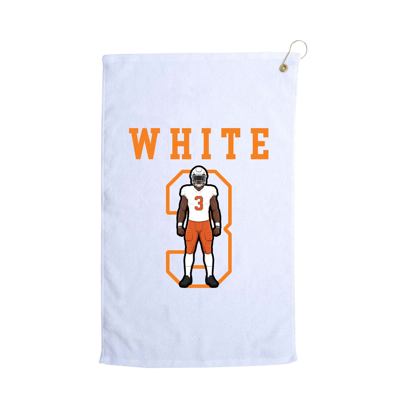 Golf Towel — Shirsey in White