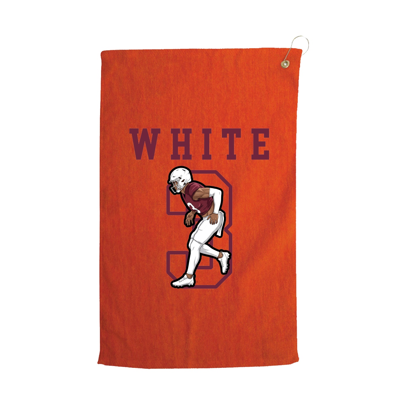 Golf Towel — Shirsey in Orange