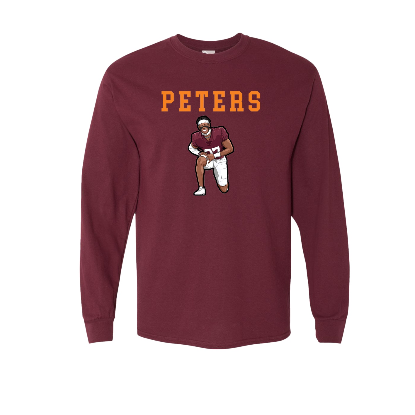 Long Sleeve Tee — Shirsey in Maroon