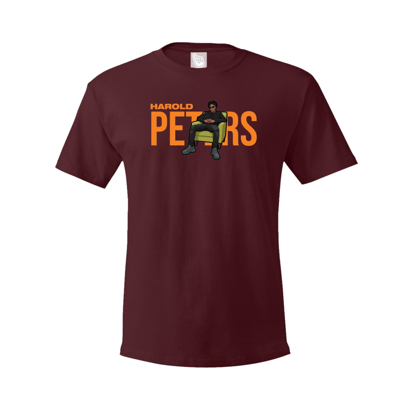Youth Tee — Player Name in Maroon