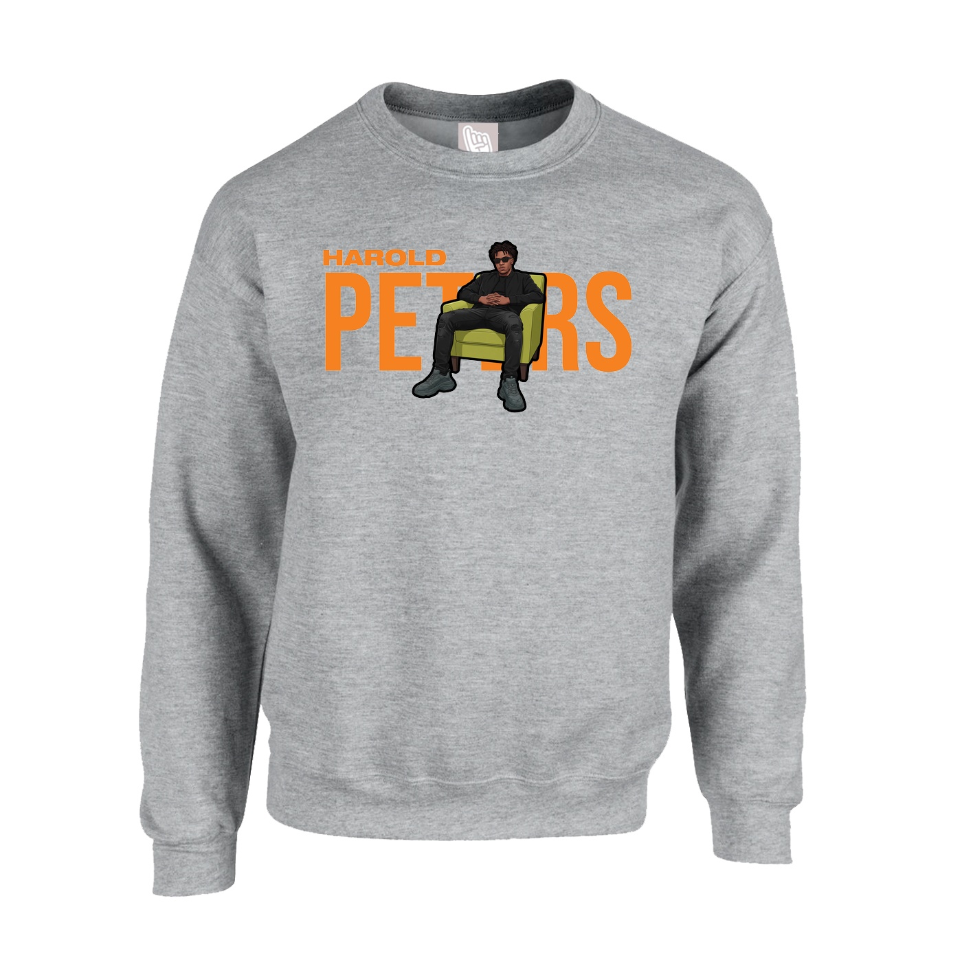 Fleece Crew — Player Name in Grey