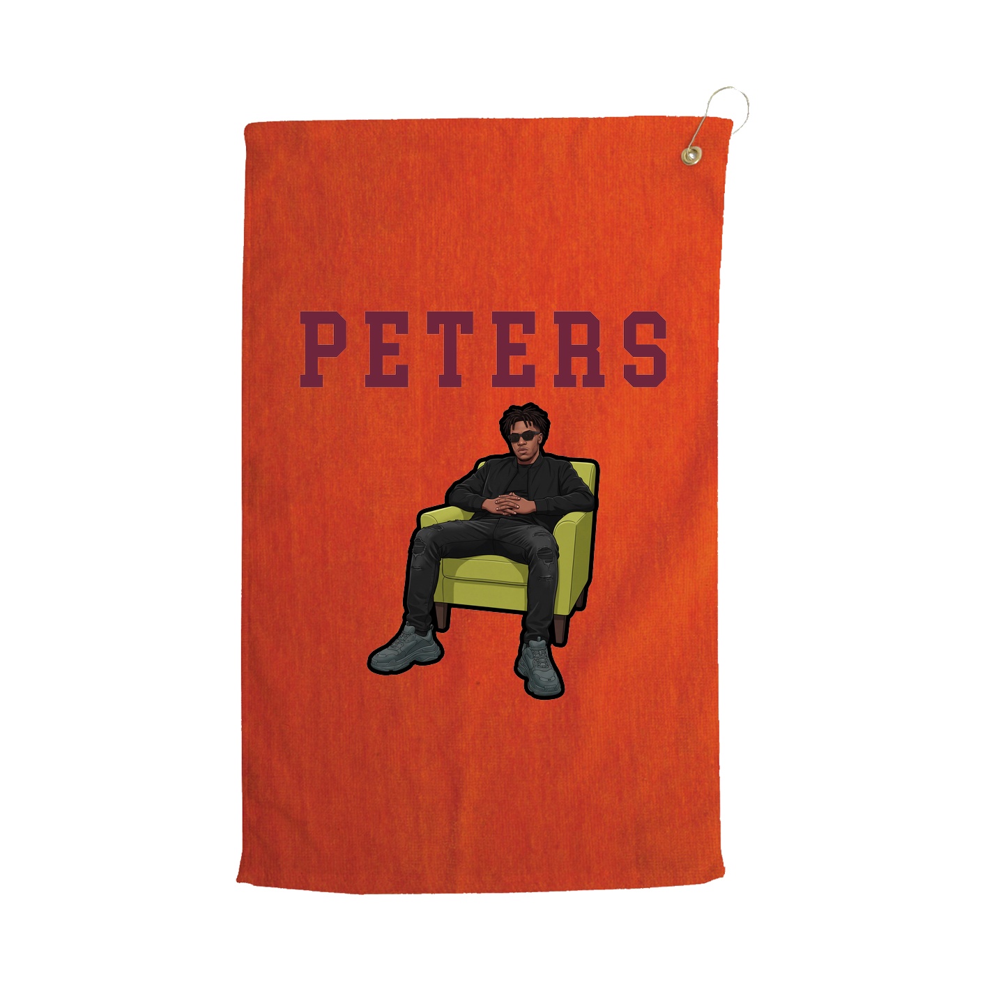 Golf Towel — Shirsey in Orange
