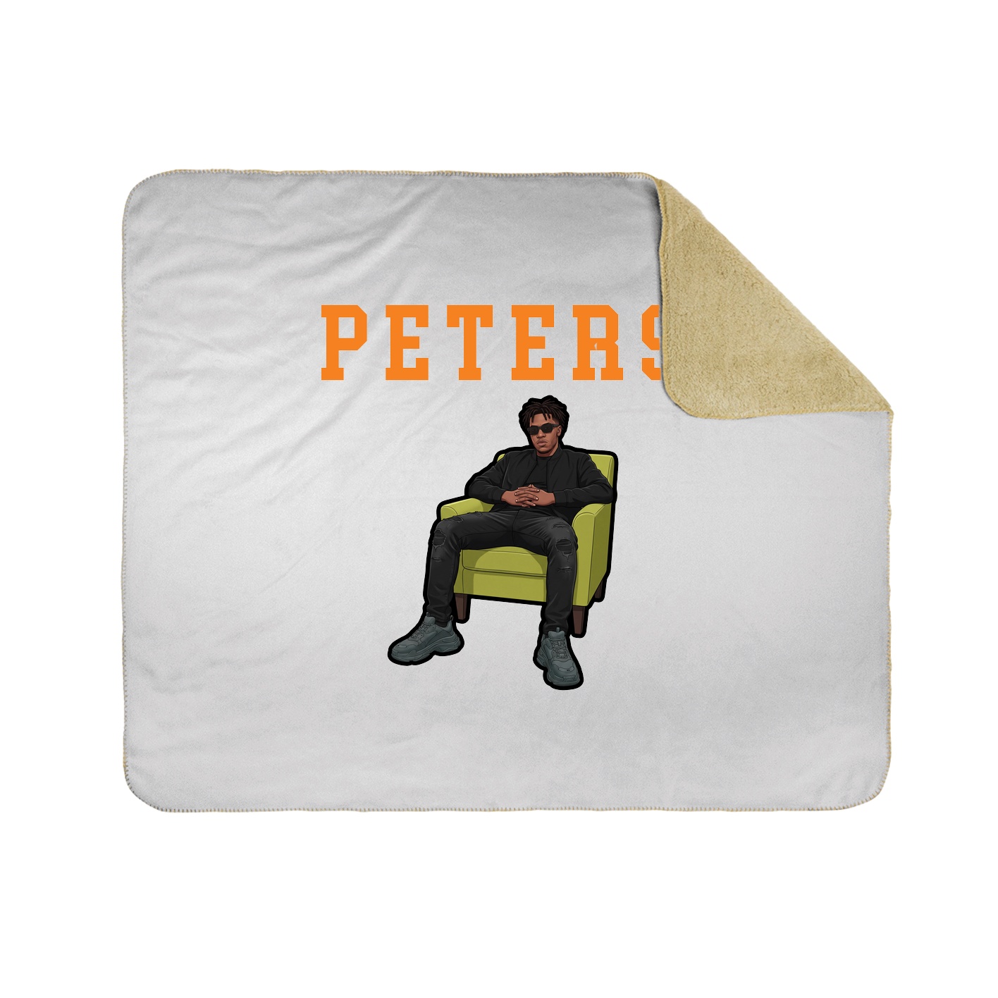 Throw Blanket — Shirsey in White