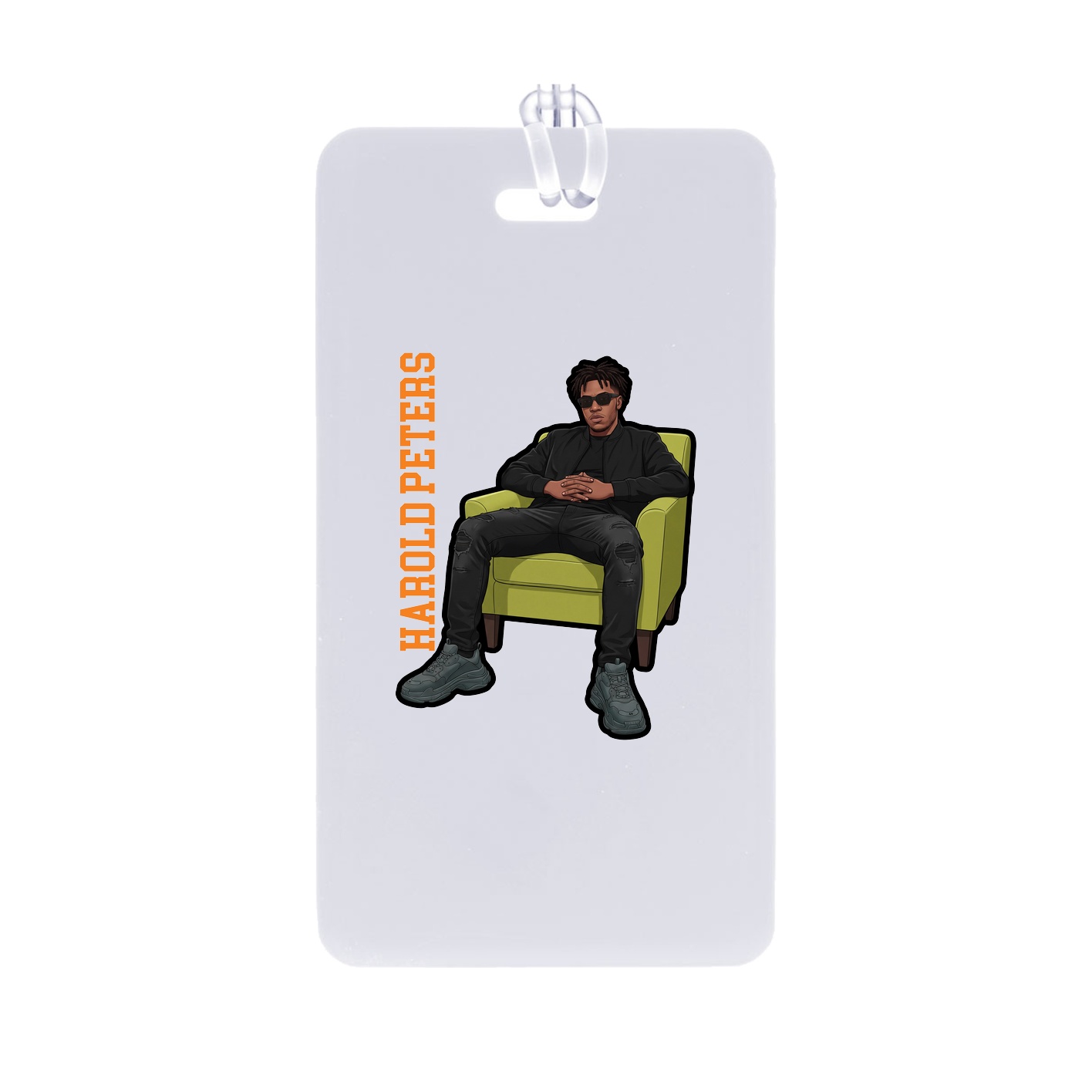 Bag Tag — Name Vertical in Classic