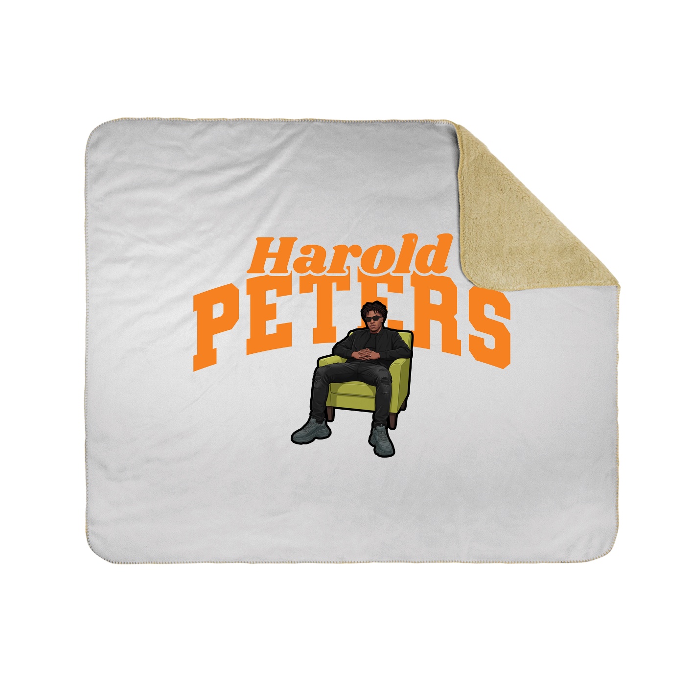 Throw Blanket — Signature Arch in White
