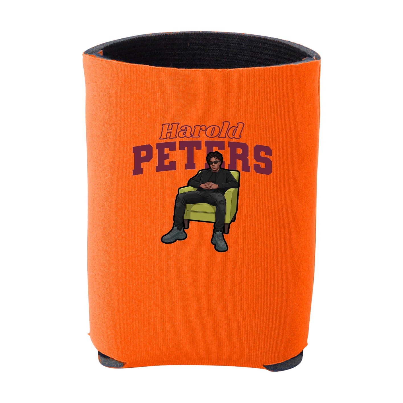 Can Holder — Name Arch in Orange