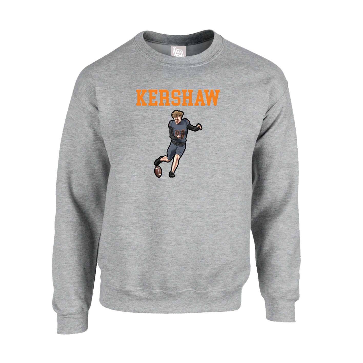 Fleece Crew — Shirsey in Grey