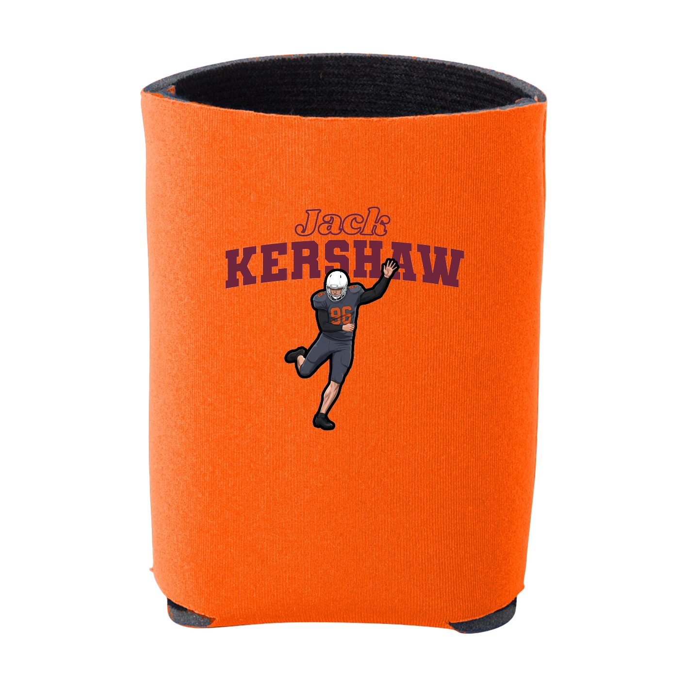 Can Holder — Name Arch in Orange