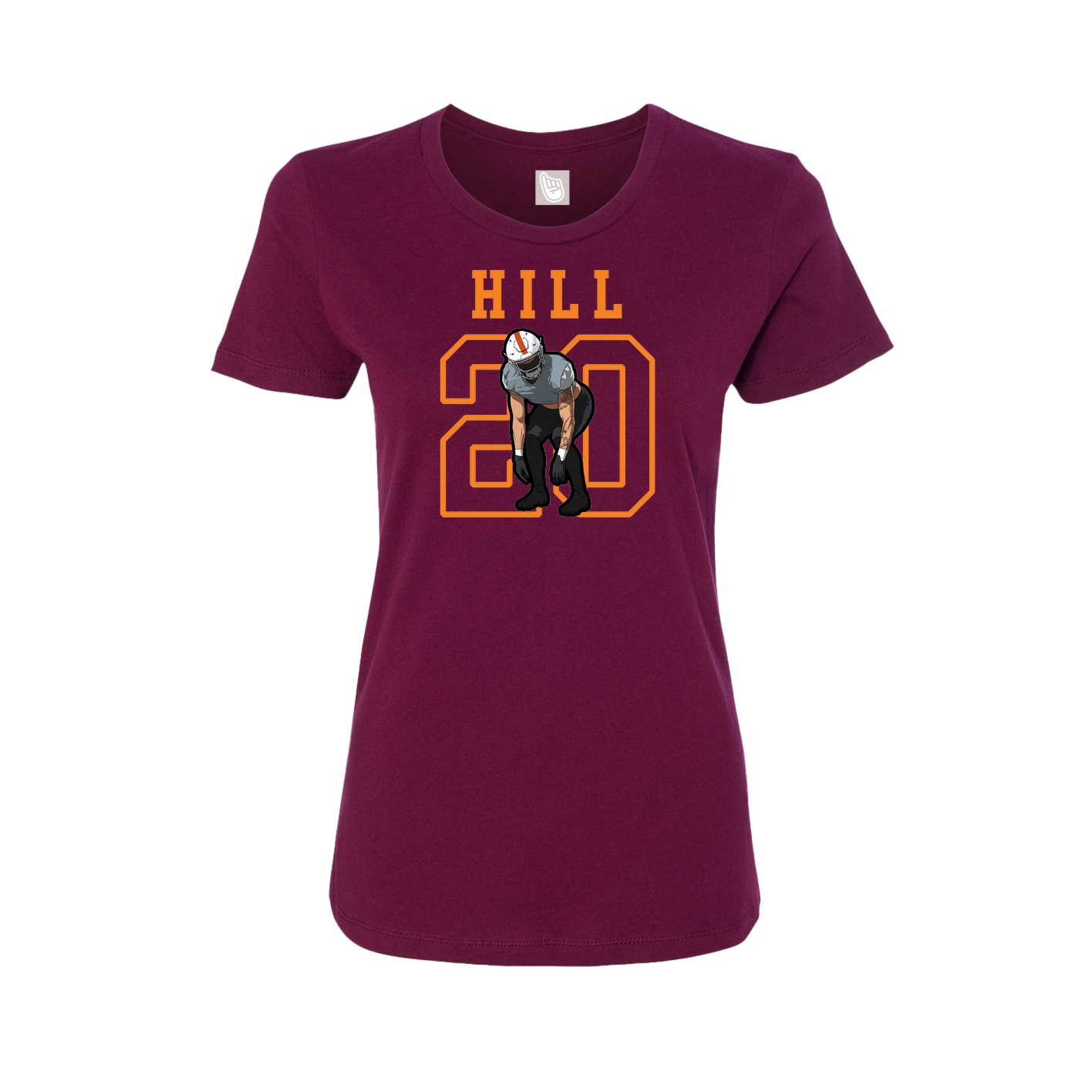 Fitted Women's Tee — Shirsey in Maroon
