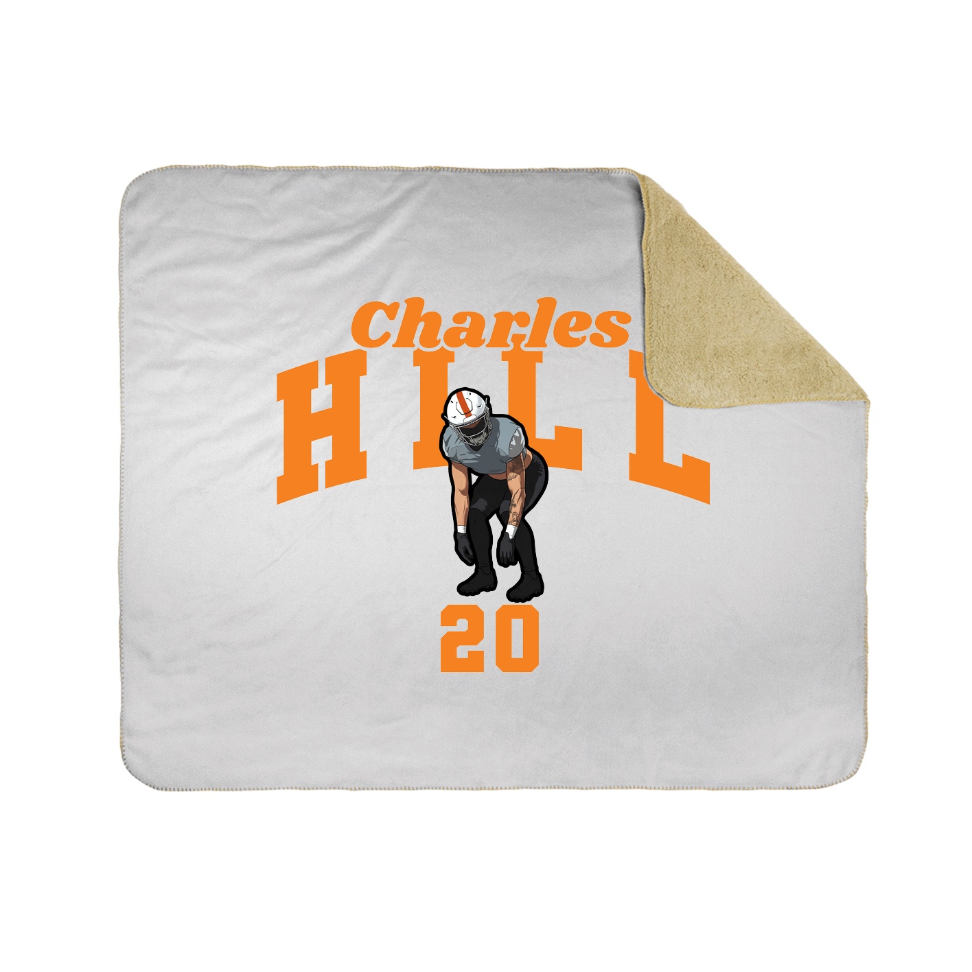 Throw Blanket — Signature Arch in White