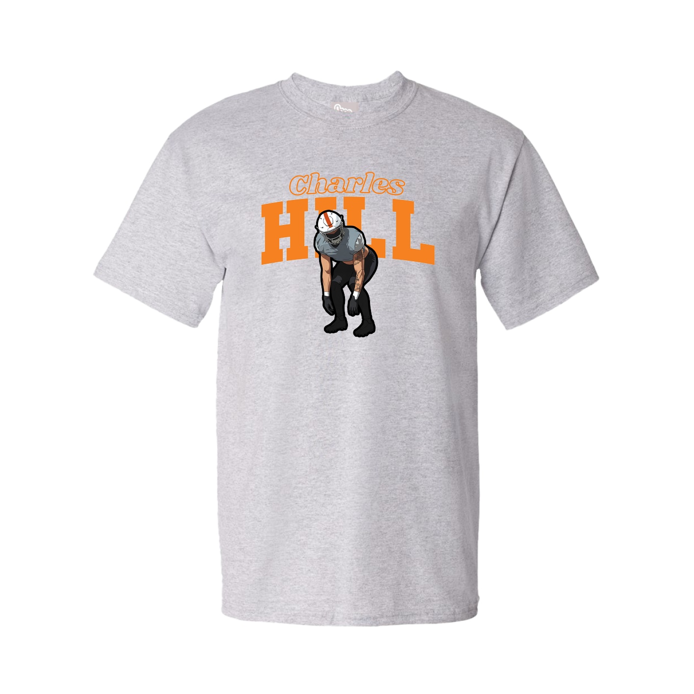 Youth Tee — Name Arch in Grey