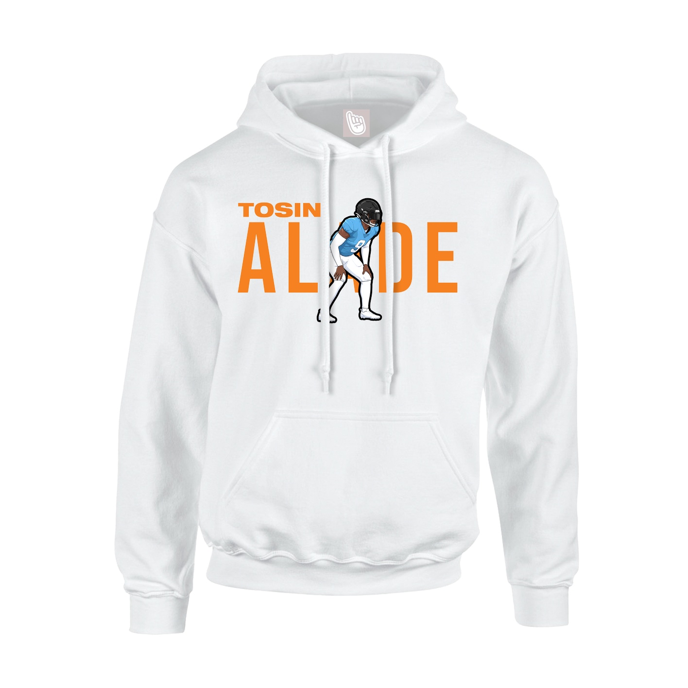 Hoodie — Player Name in White