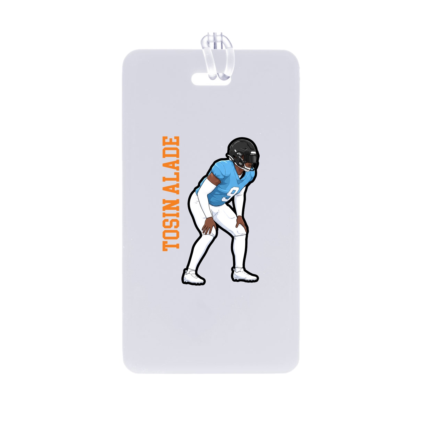 Bag Tag — Name Vertical in Classic
