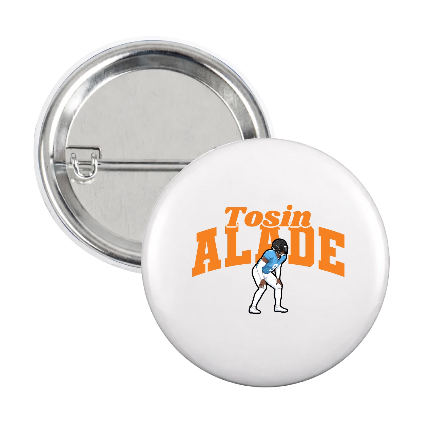 Game Day Button — Signature Arch in White