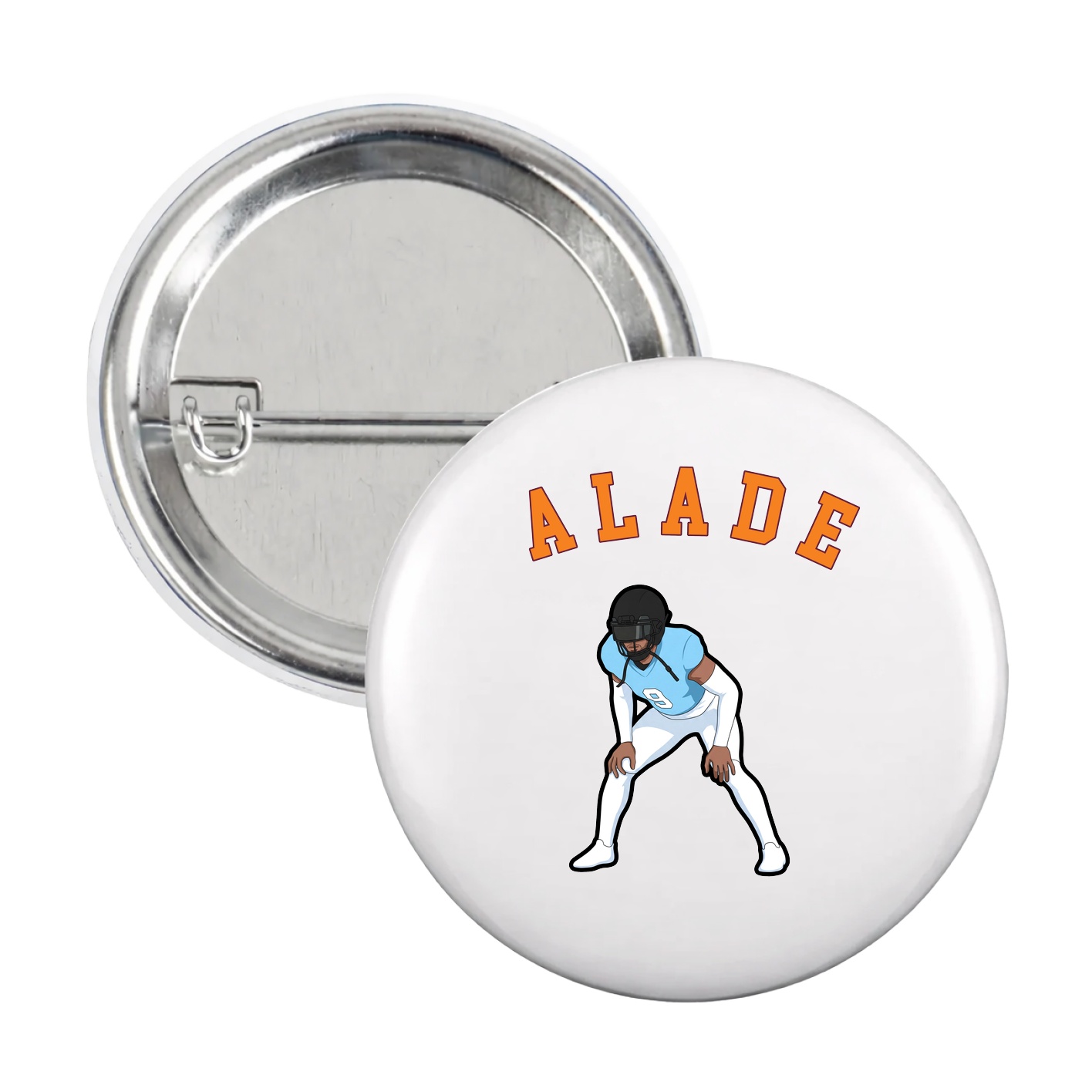 Game Day Button — Shirsey Arch in White