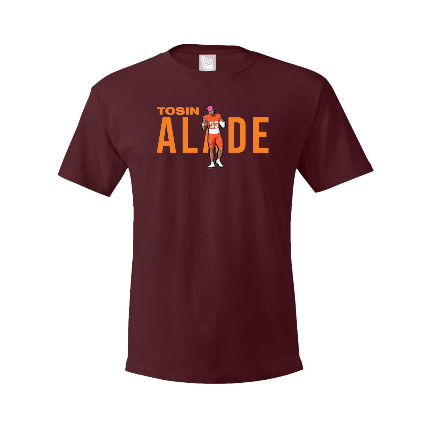 Tee — Player Name in Maroon