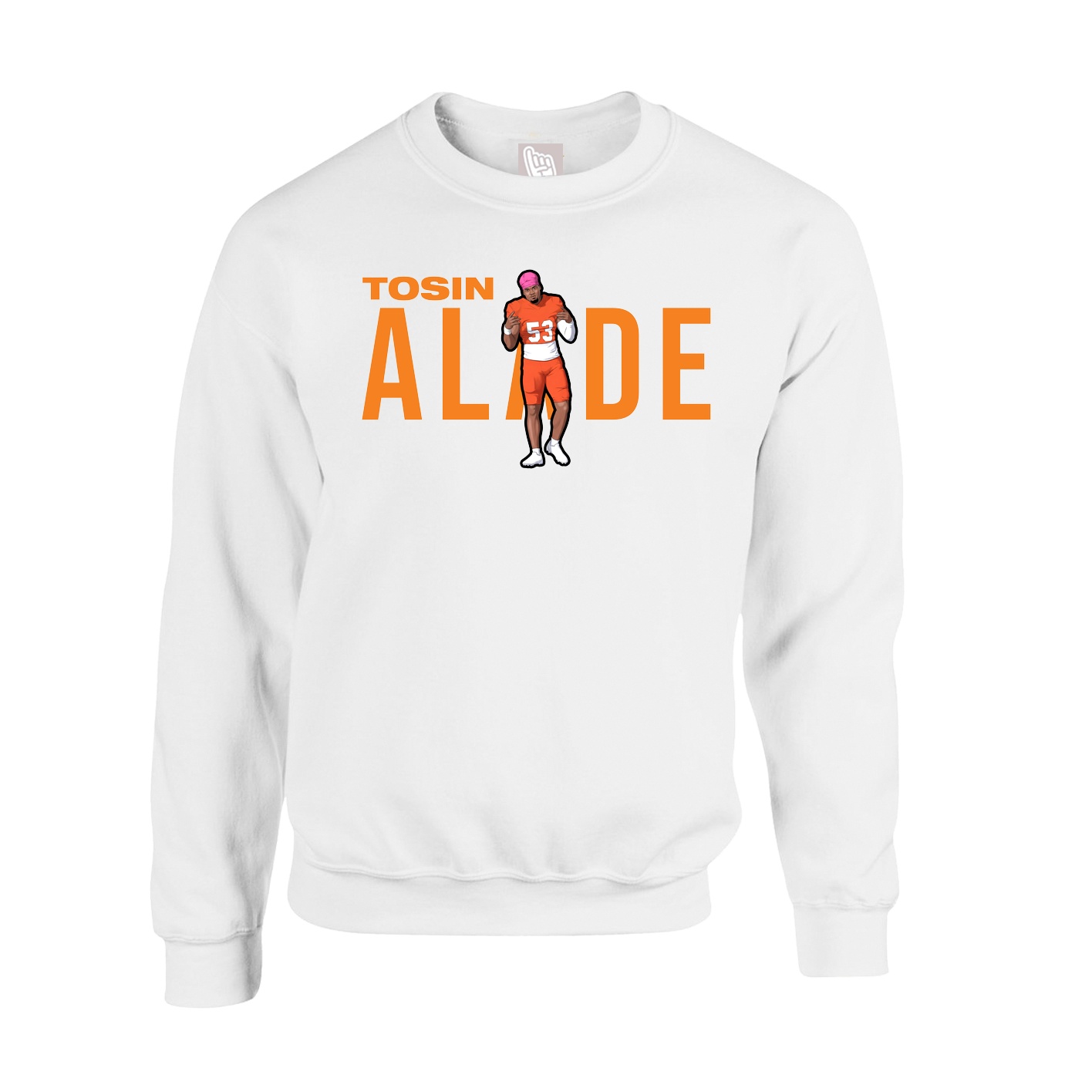Fleece Crew — Player Name in White