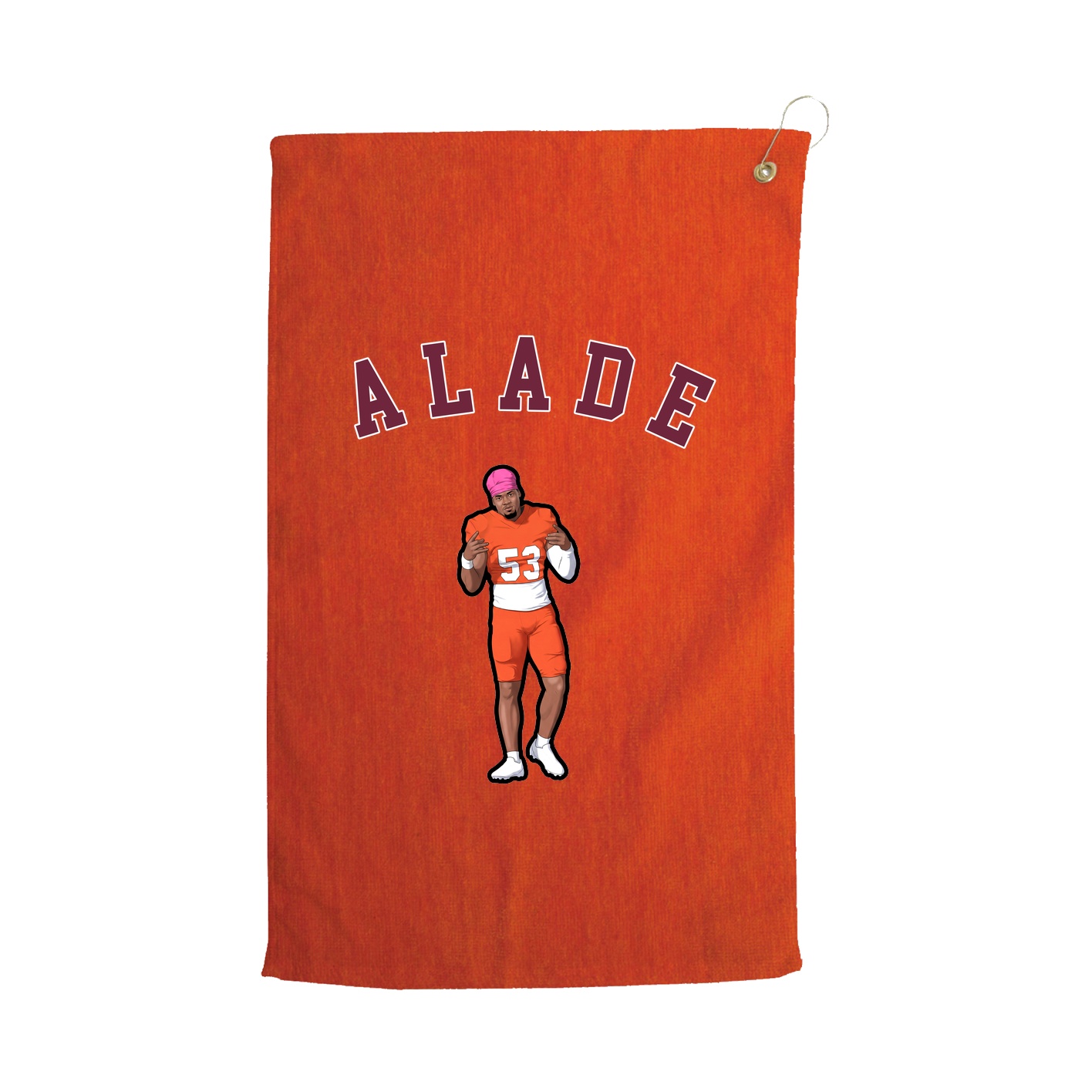 Golf Towel — Shirsey Arch in Orange