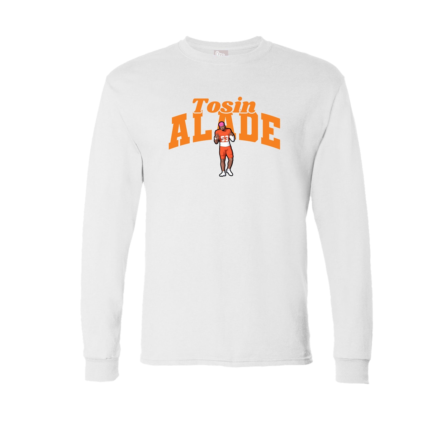 Long Sleeve Tee — Signature Arch in White