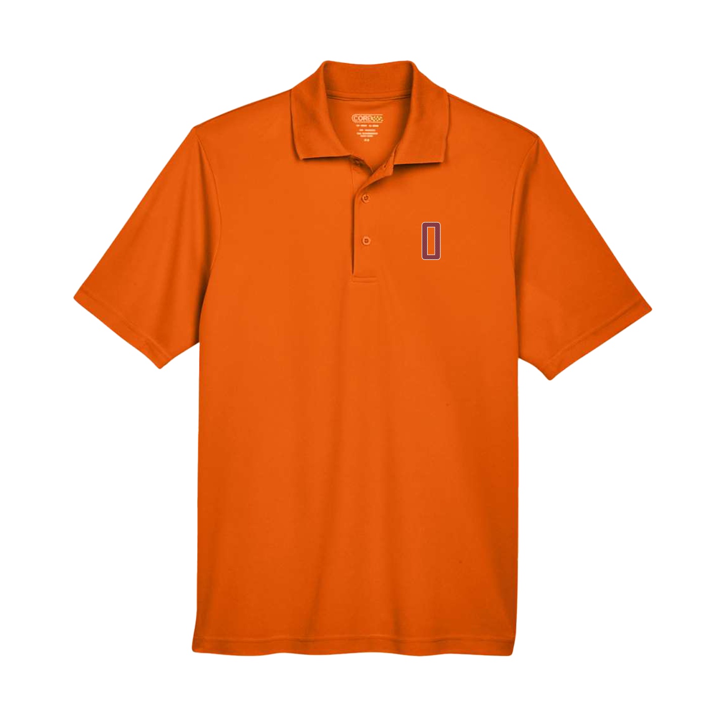 Performance Polo — Front Shirsy in Orange