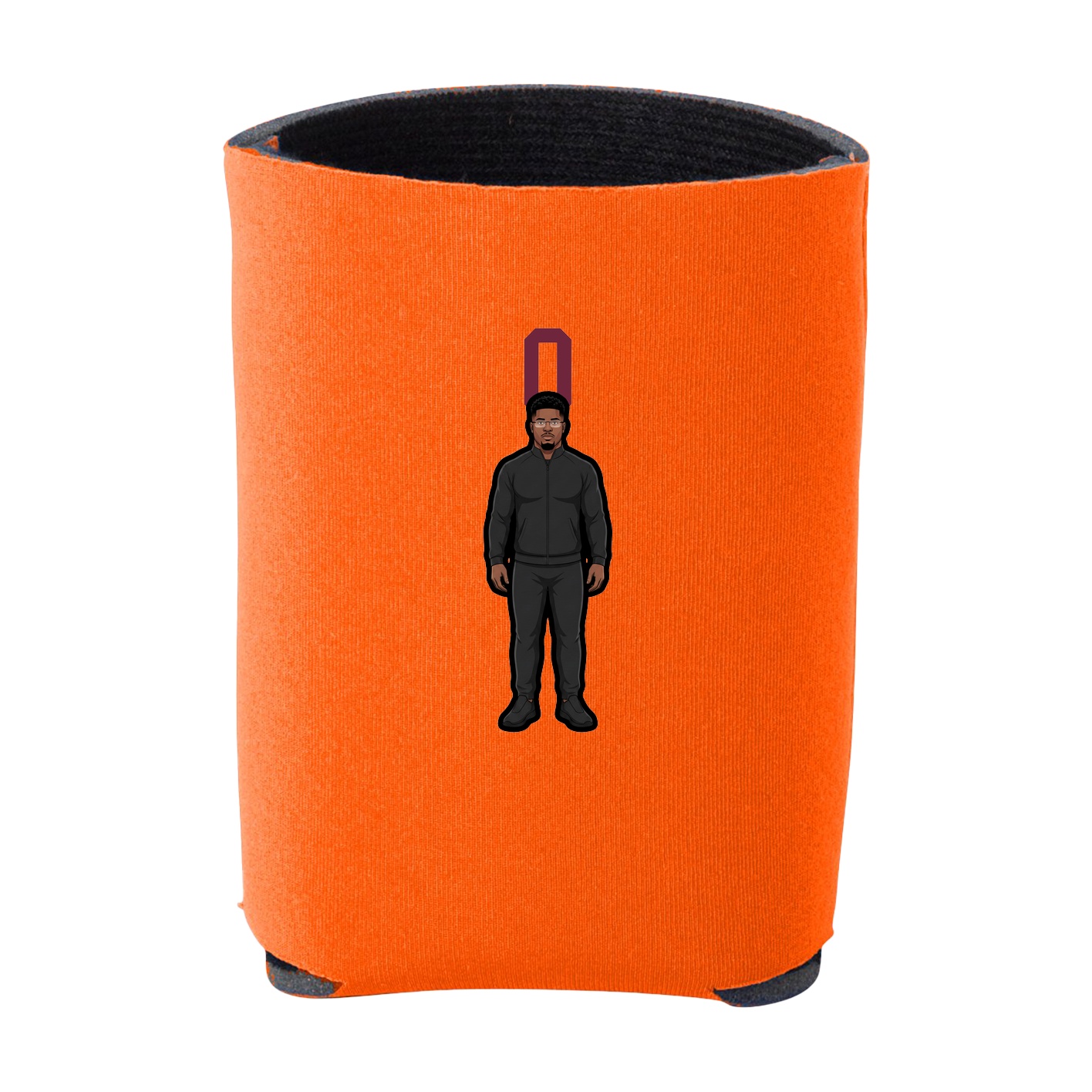 Can Holder — Number Top in Orange
