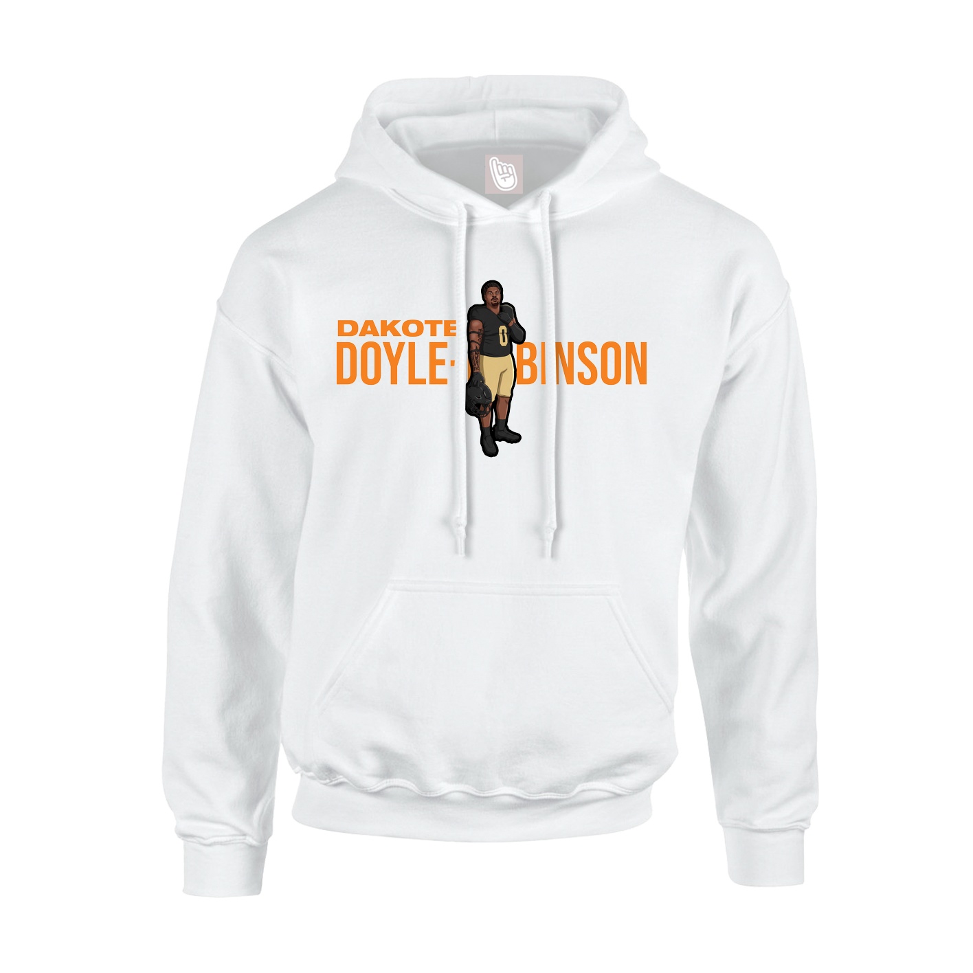 Hoodie — Player Name in White