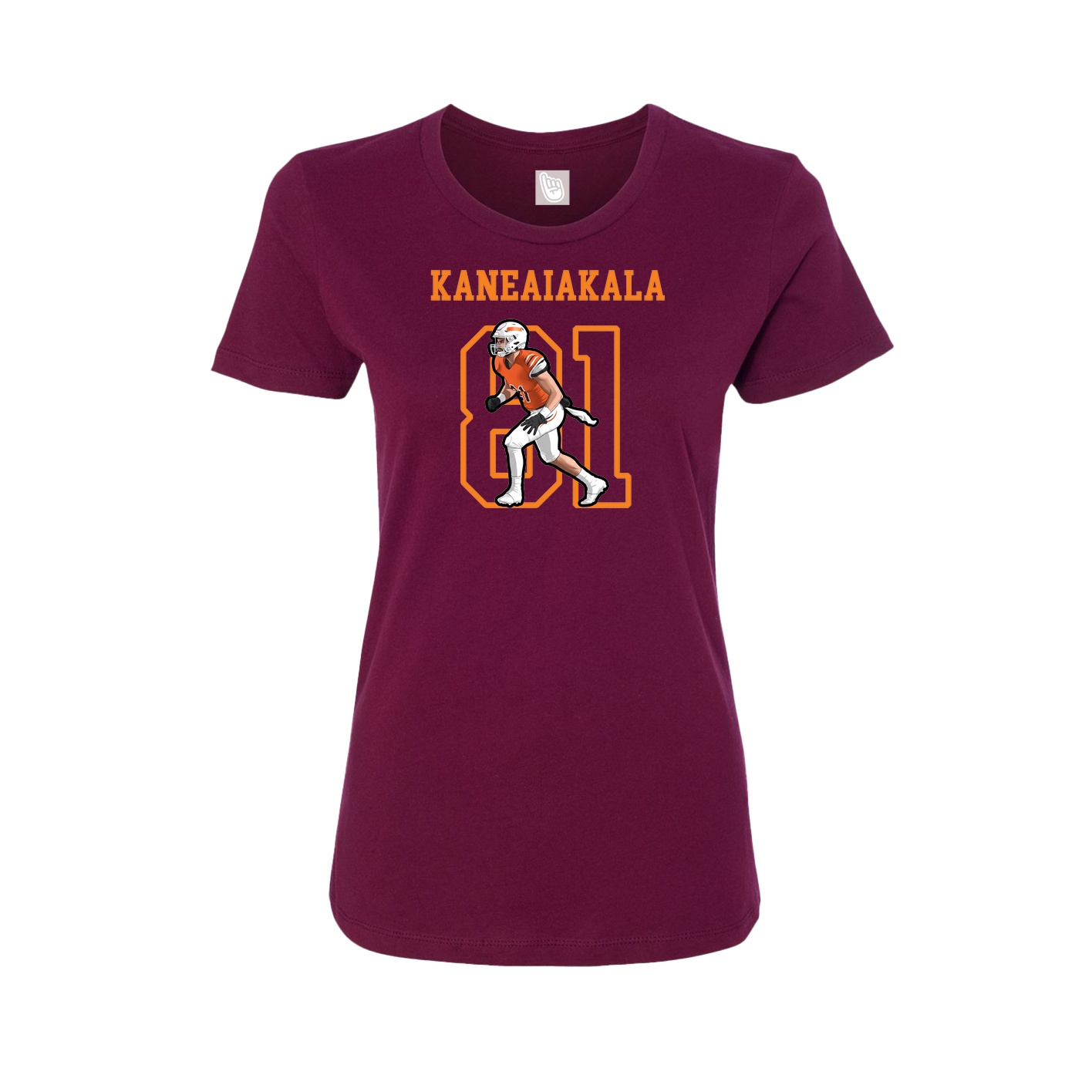 Fitted Women's Tee — Shirsey in Maroon