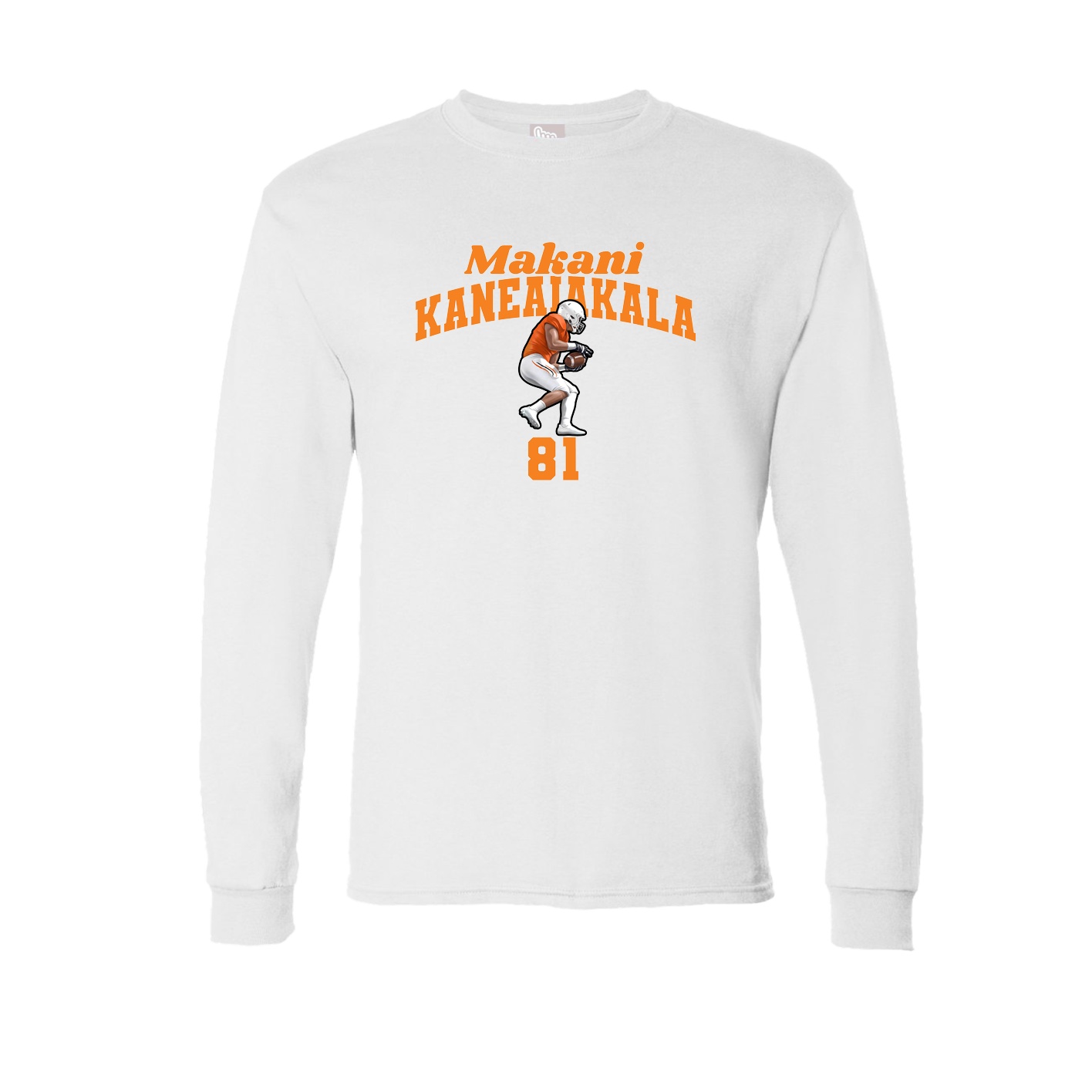 Long Sleeve Tee — Signature Arch in White