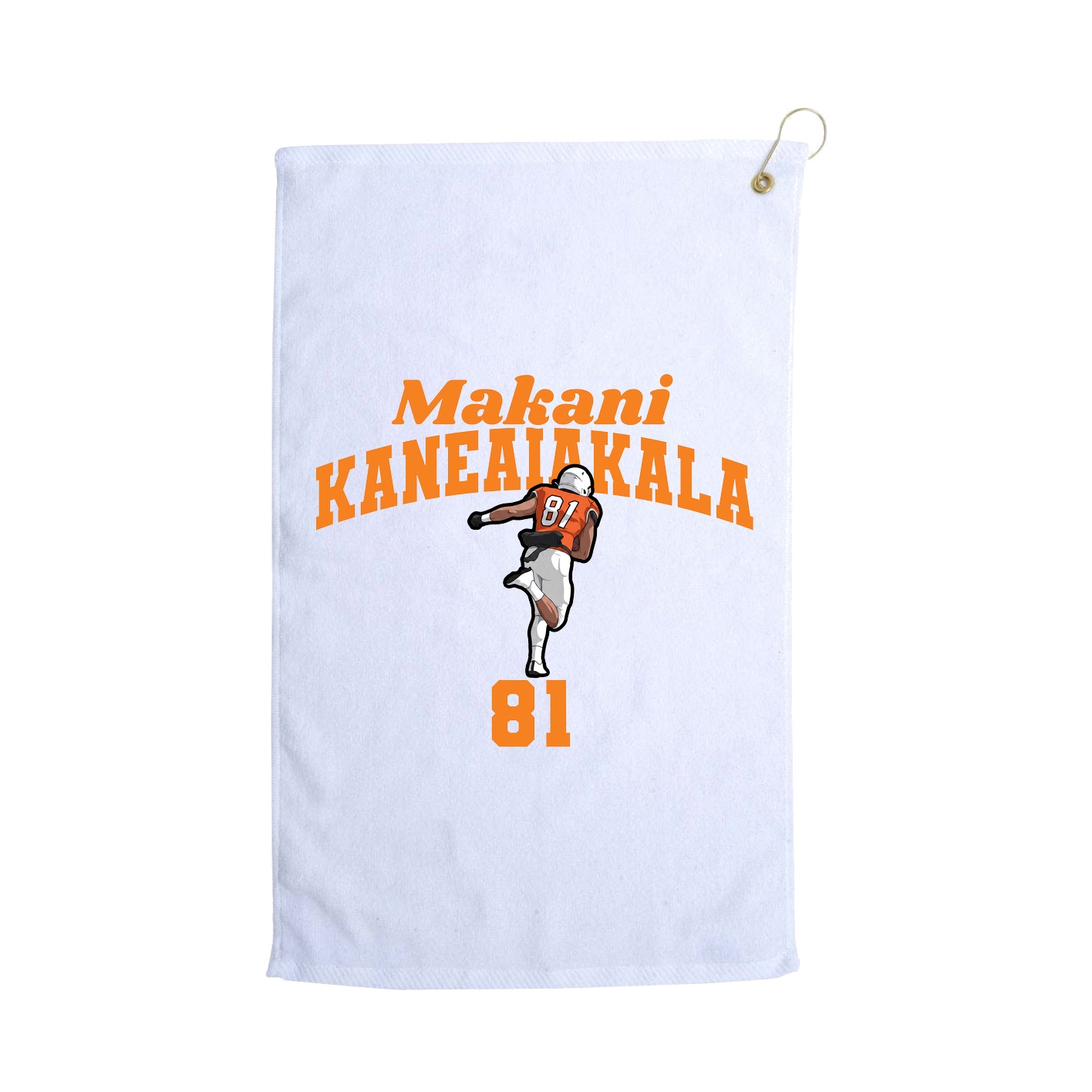 Golf Towel — Signature Arch in White