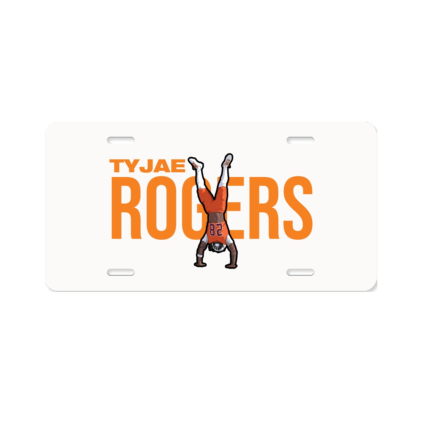 License Plate — Player Name in Classic