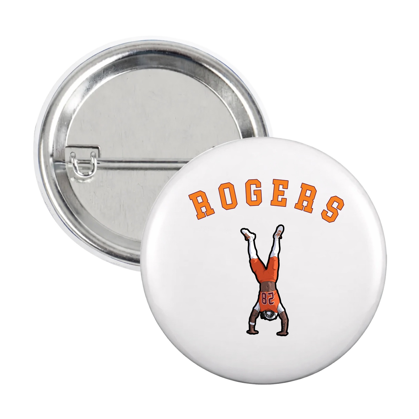 Game Day Button — Shirsey Arch in White