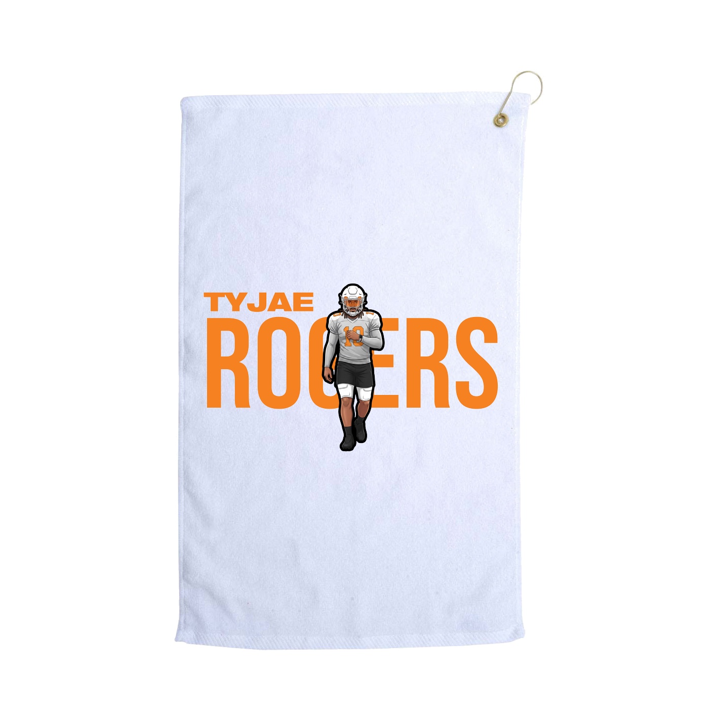 Golf Towel — Player Name in White
