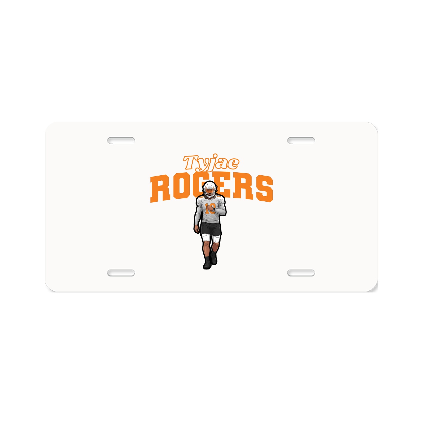 License Plate — Name Arch in Classic