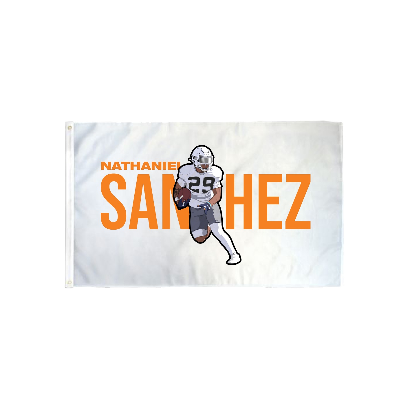 3x5 Flag — Player Name in Classic