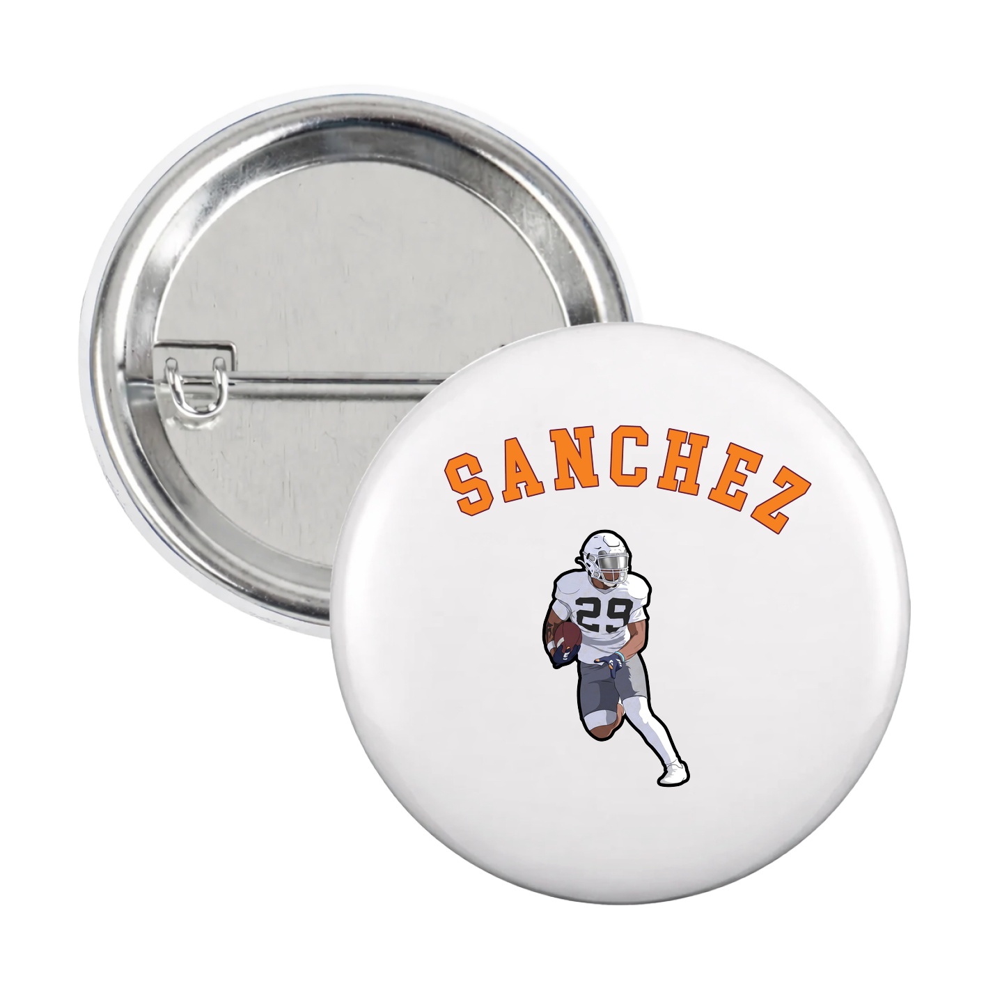 Game Day Button — Shirsey Arch in White