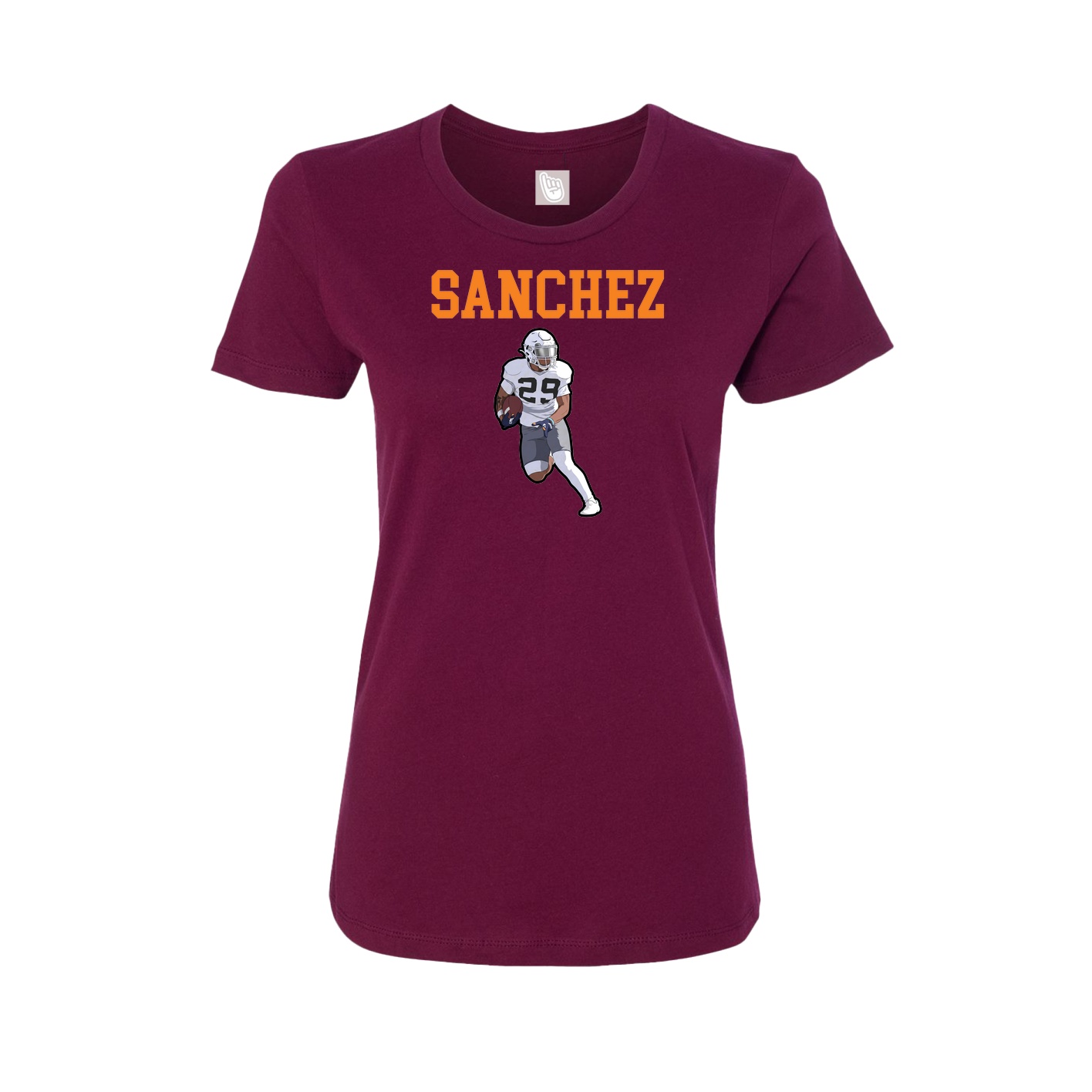 Fitted Women's Tee — Shirsey in Maroon