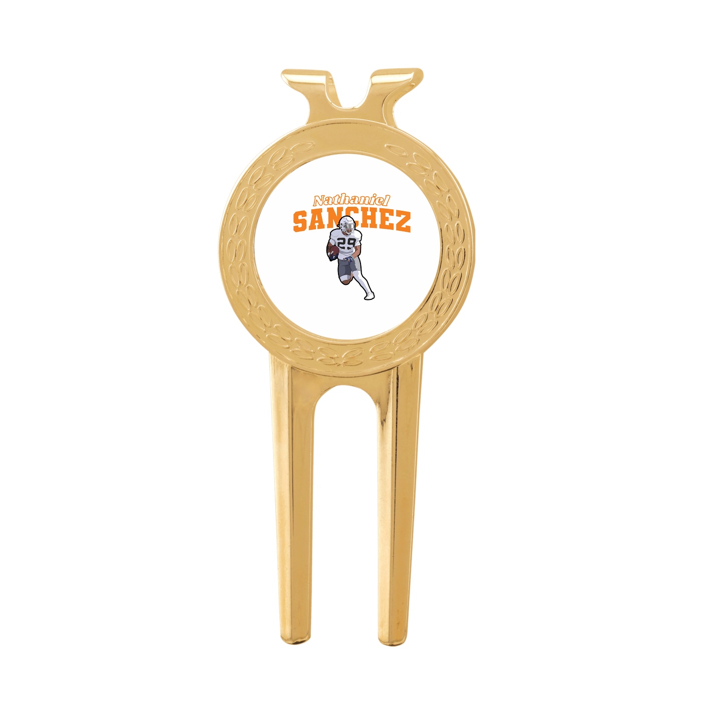 Divot Tool with Ball Marker — Name Arch in Classic